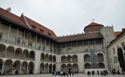 Wawel - dziedziniec